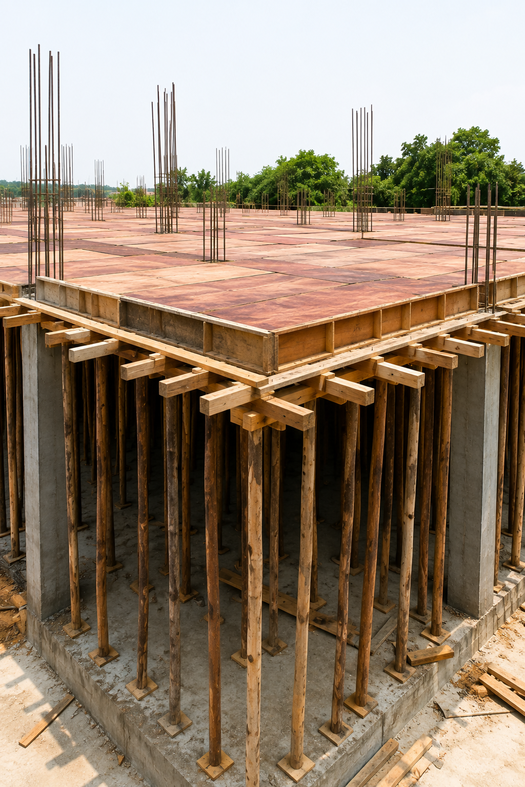 Top View of slab reinforcement